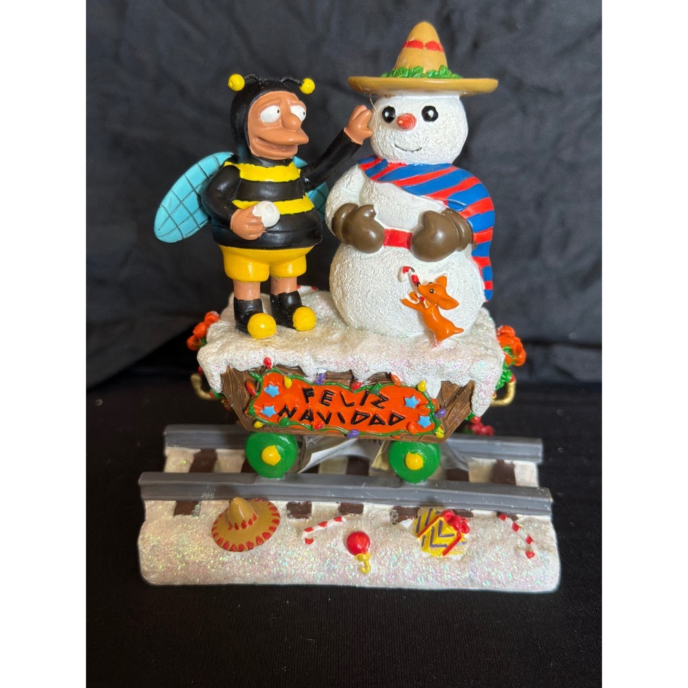The Simpsons Christmas Express Ay Chihuahua Merry Christmas Sculpture 2005
